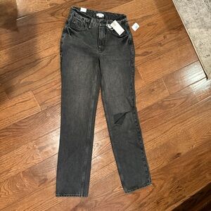 Good American black wash jeans size 00/24